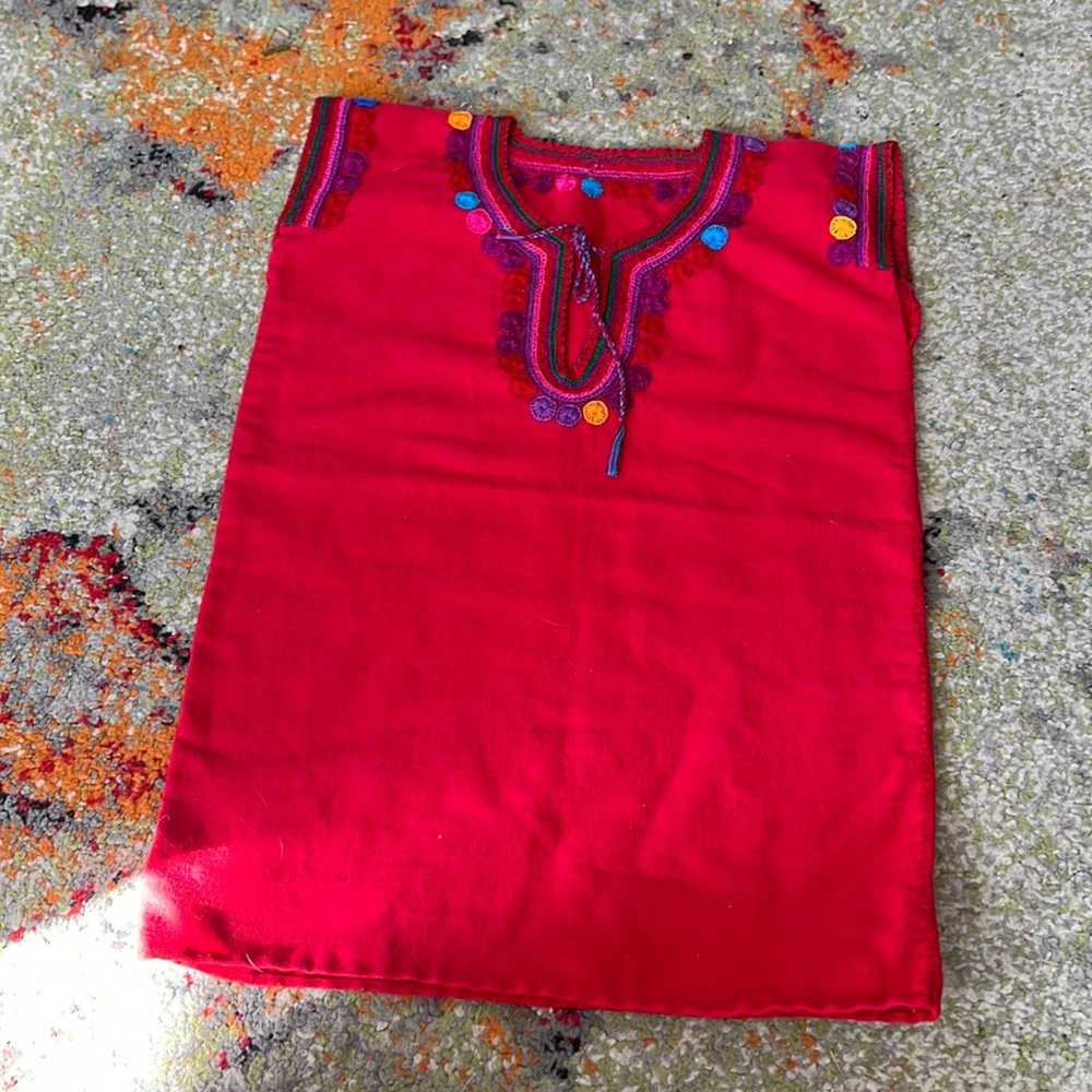 Authentic Mexican Embroidered Top (3Y)